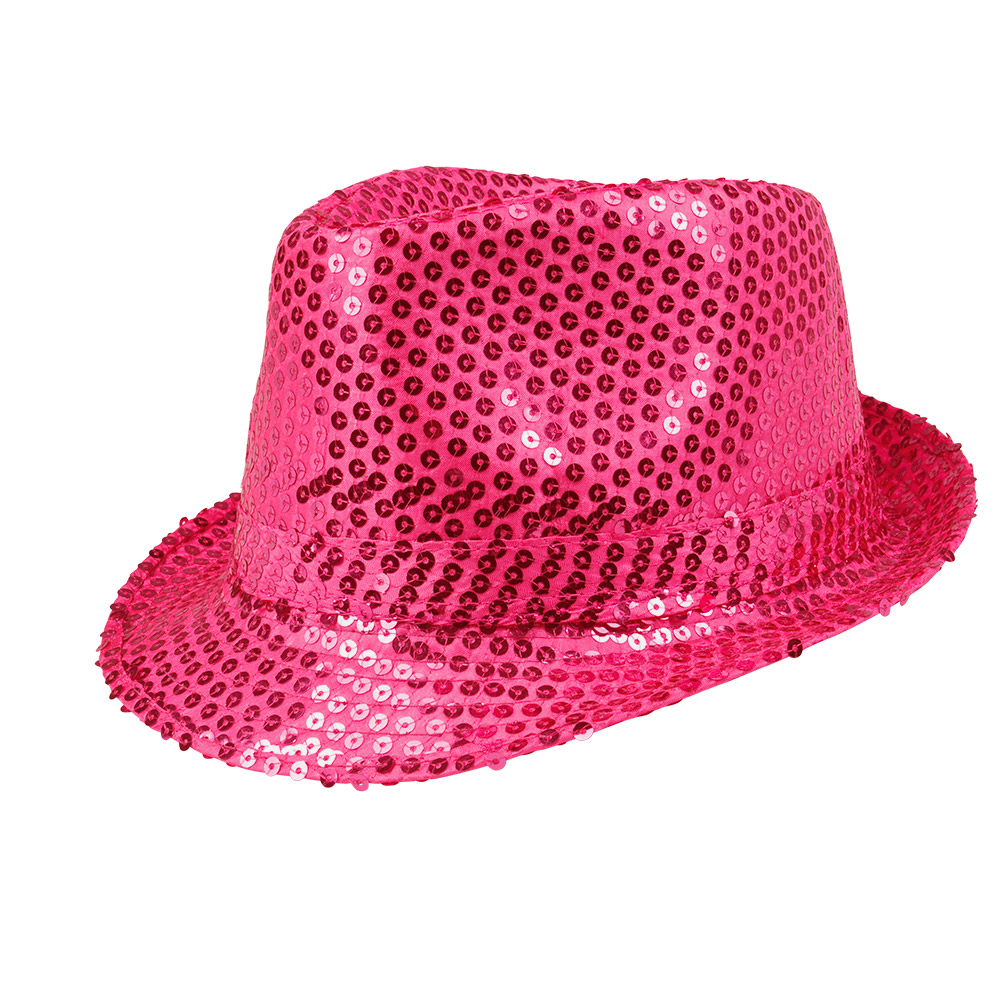 CHAPEAU DISCO ROSE