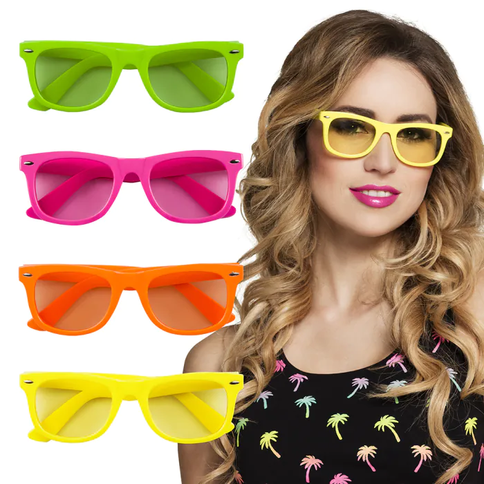 LUNETTES FUN ET FLUO (Lunettes de soleil - 4 coloris)