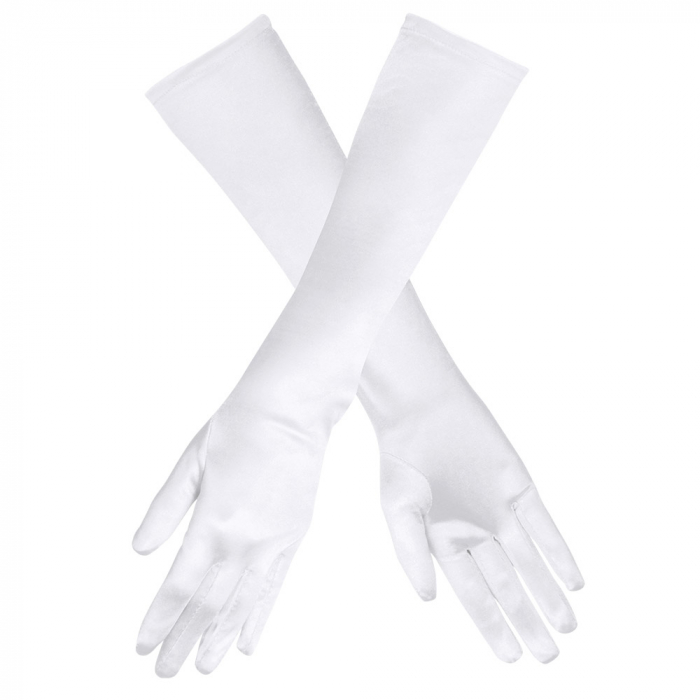 GANTS LONGS EN SATIN (Modèle en 5 coloris)