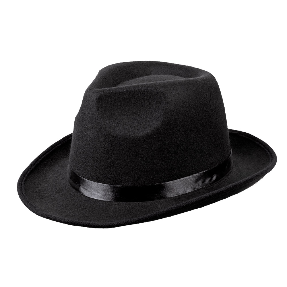 CHAPEAU DE GANGSTER (Version de luxe - Noir)