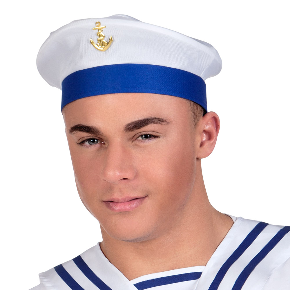BÉRET MARIN AVEC ANCRE (Chapeau Marin)