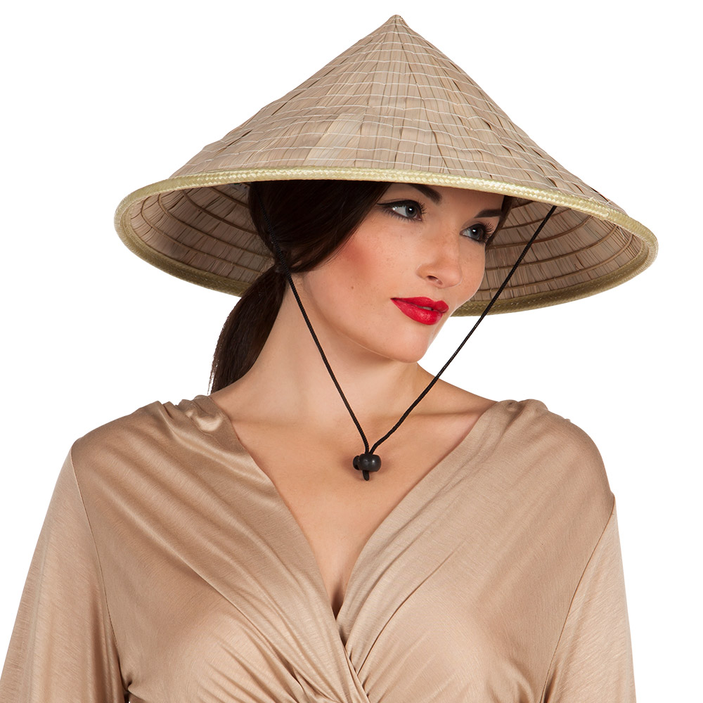 CHAPEAU CHINOIS PAILLE