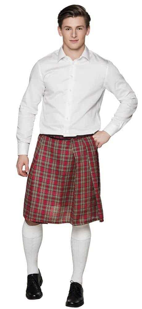 KILT ÉCOSSAIS ROUGE
