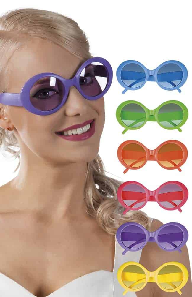 LUNETTES DISCO FLUO (Lunettes de soleil - 6 coloris)