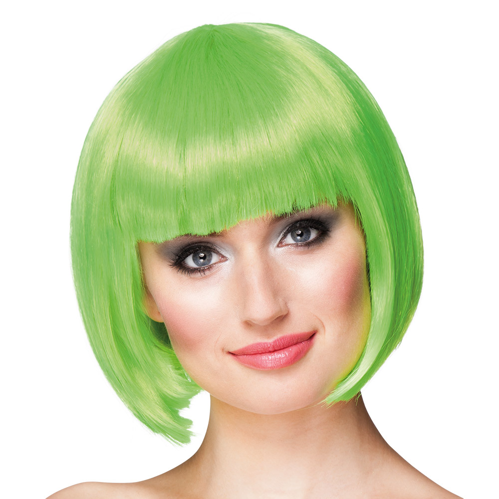 PERRUQUE CABARET (Couleur - Vert fluo)