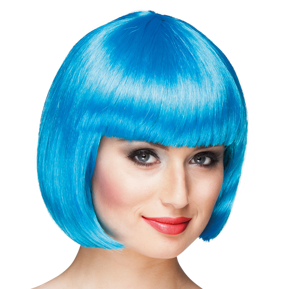 PERRUQUE CABARET (Couleur - Bleu turquoise)