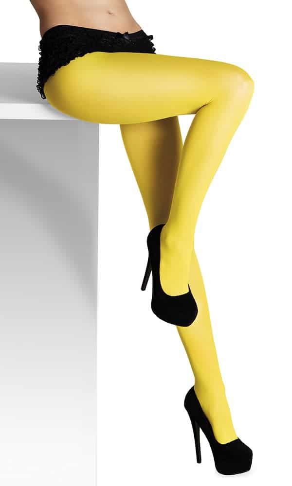 COLLANTS NÉON FASHION (Collants jaunes)