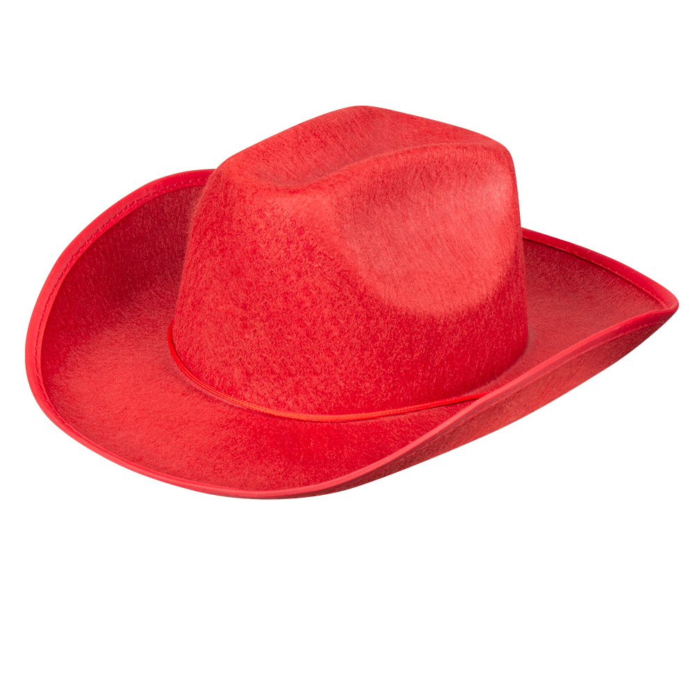 CHAPEAU COW GIRL ROUGE