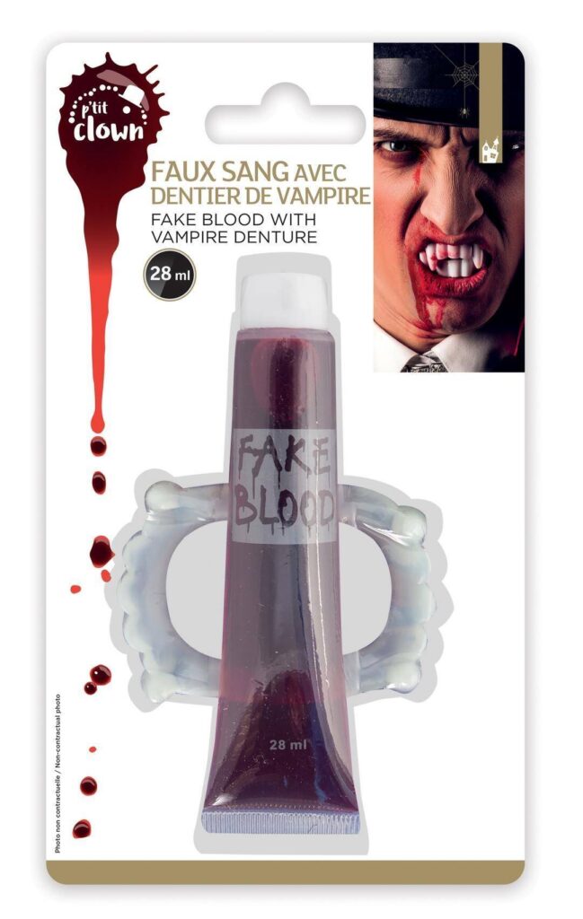 DENTIER + TUBE DE SANG