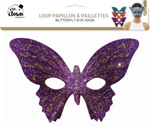 LOUP PAPILLON STRASS (Assortiment 4 coloris) – Image 1