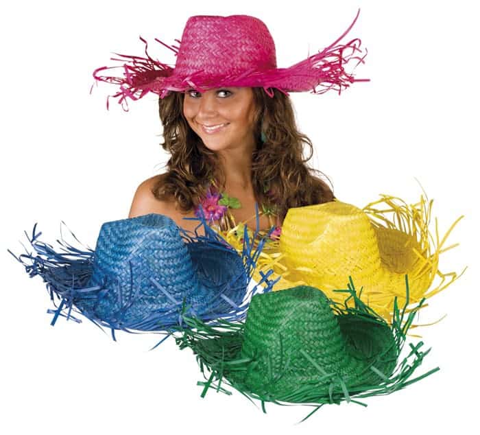 Chapeau hawai forme cowboy