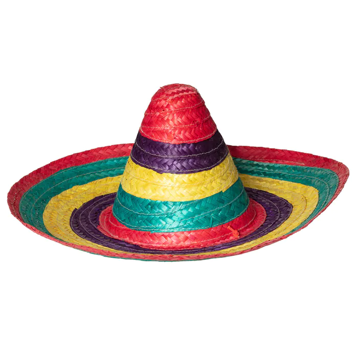 CHAPEAU MEXICAIN (Multicolore - 49 cm)