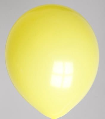 Ballons jaunes 30 cm
