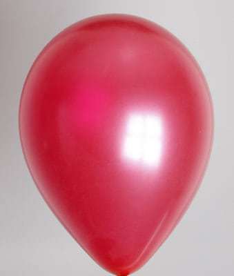 ballons roses metallisés