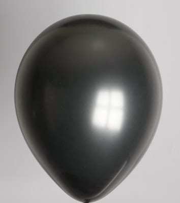 ballons noirs metallisés 30 cm