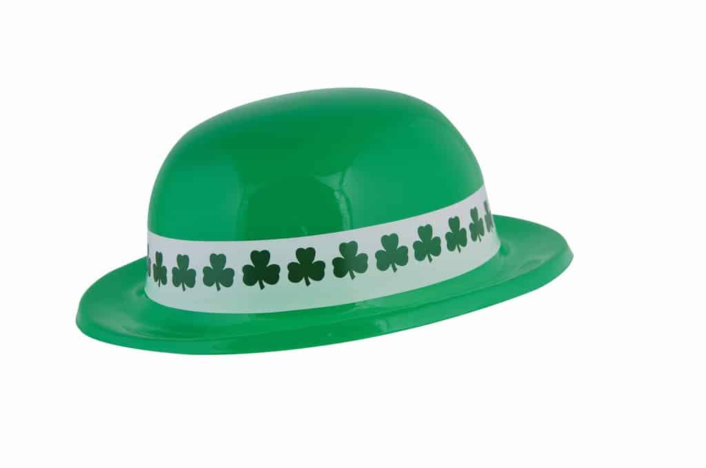 CHAPEAU SAINT PATRICK (Chapeau melon plastique) – Image 1