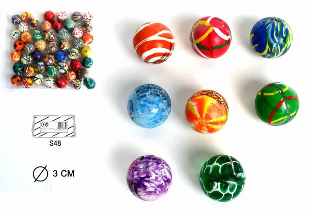 BALLES REBONDISSANTES (Diamètre 3 cm) – Image 1