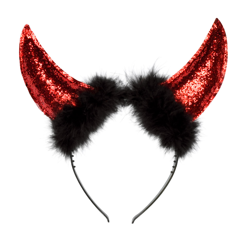 CORNES DE DIABLE (Paillettes - Fourrure)