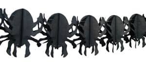 GUIRLANDE ARAIGNÉES (Guirlande papier - 4 mètres)
