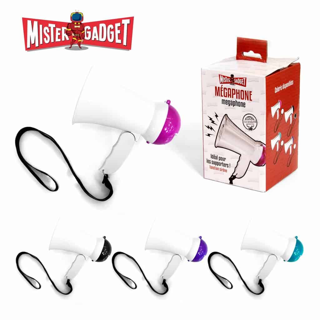 MÉGAPHONE SUPPORTER (Taille 17 cm - 4 coloris) – Image 1