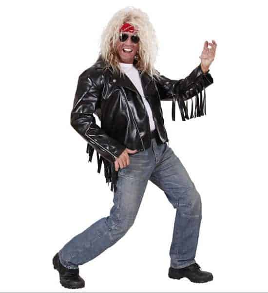 Veste de rockeur imitation cuir