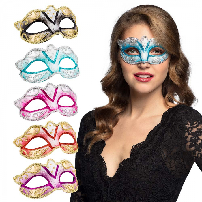 LOUP VÉNITIEN STRASS (Assortiment 6 coloris)
