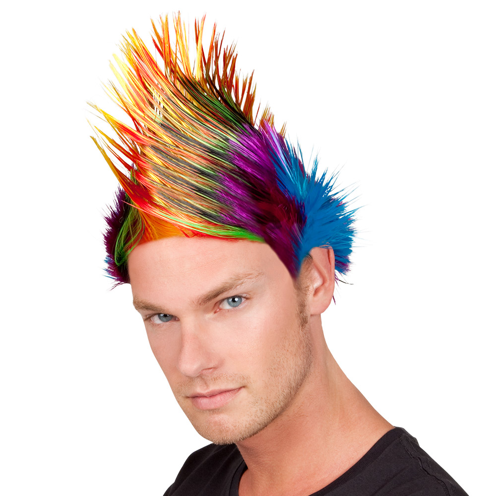 PERRUQUE DE PUNK (Perruque Multicolore)