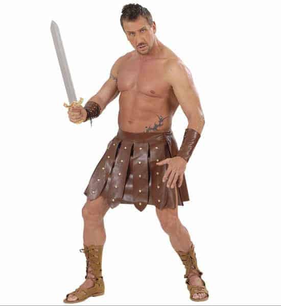 DÉGUISEMENT - GLADIATEUR (Pack jupe et poignets)