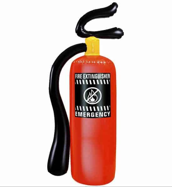 Extincteur gonflable 50 cm