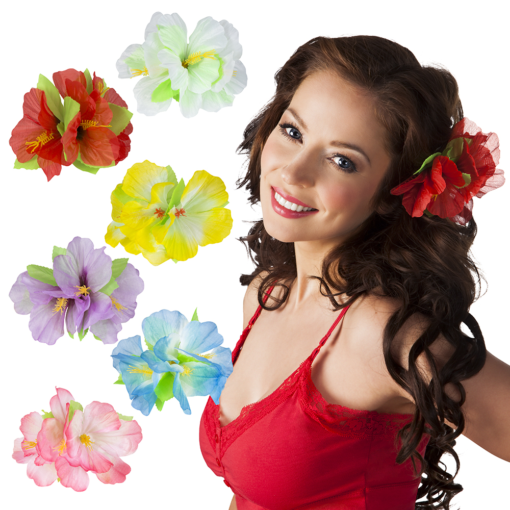 CLIPS POUR LES CHEVEUX (Clips fleurs - 6 coloris)