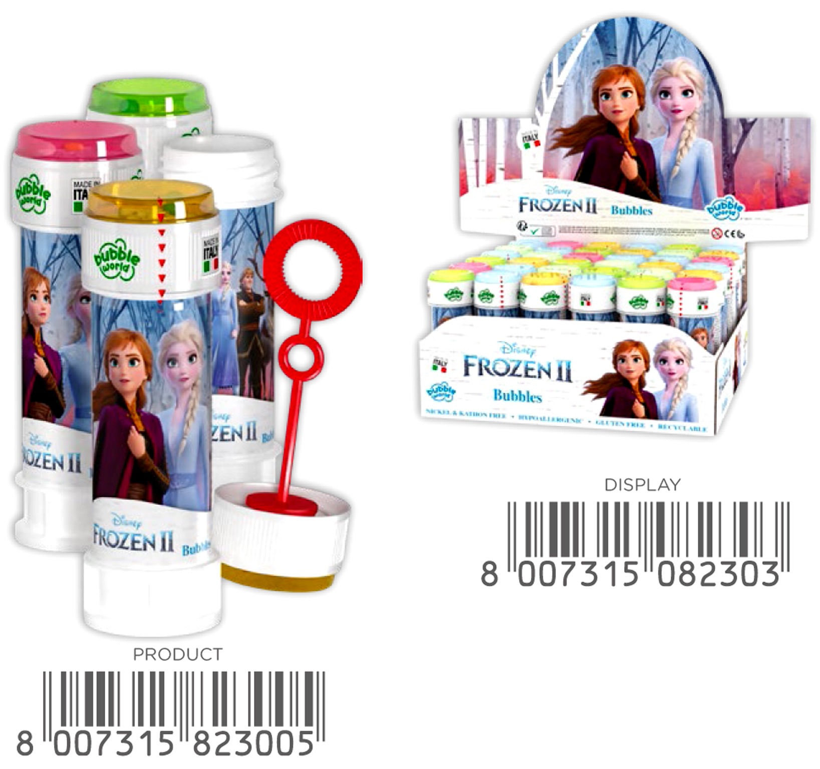 BULLES DE SAVON EN TUBE (Reine des neiges - 60ml) – Image 1