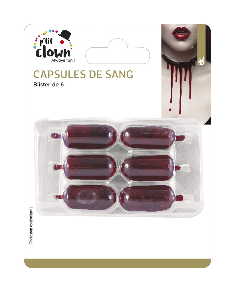 CAPSULE DE FAUX SANG