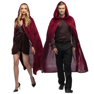 CAPE DE VAMPIRE VELOURS Taille 170 cm – Image 2
