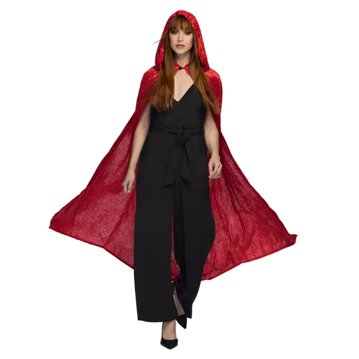 CAPE DE VAMPIRE VELOURS Taille 170 cm