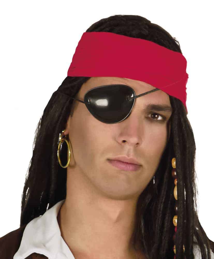 Boucles d'oreilles + cache oeil pirate