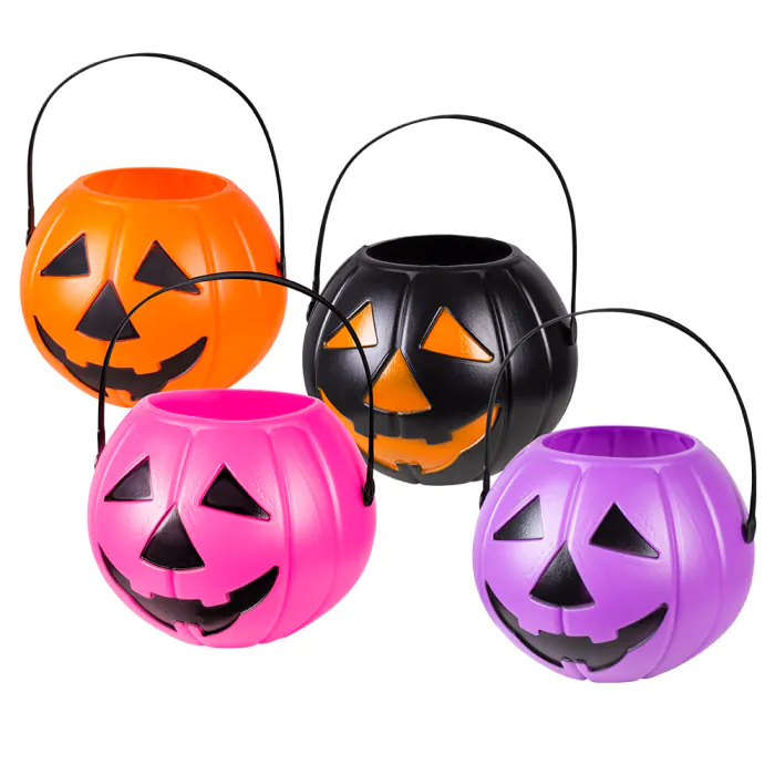 CITROUILLES A BONBONS (4 Bonbonnières - 4 coloris)