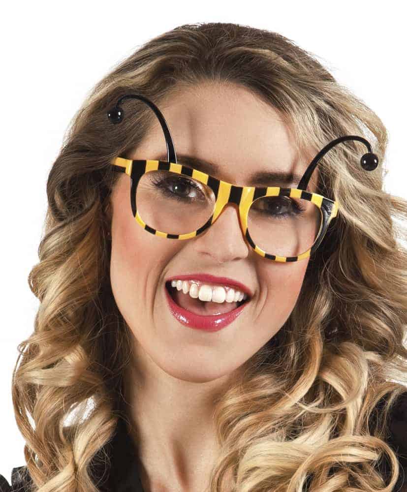 Lunettes humour abeille
