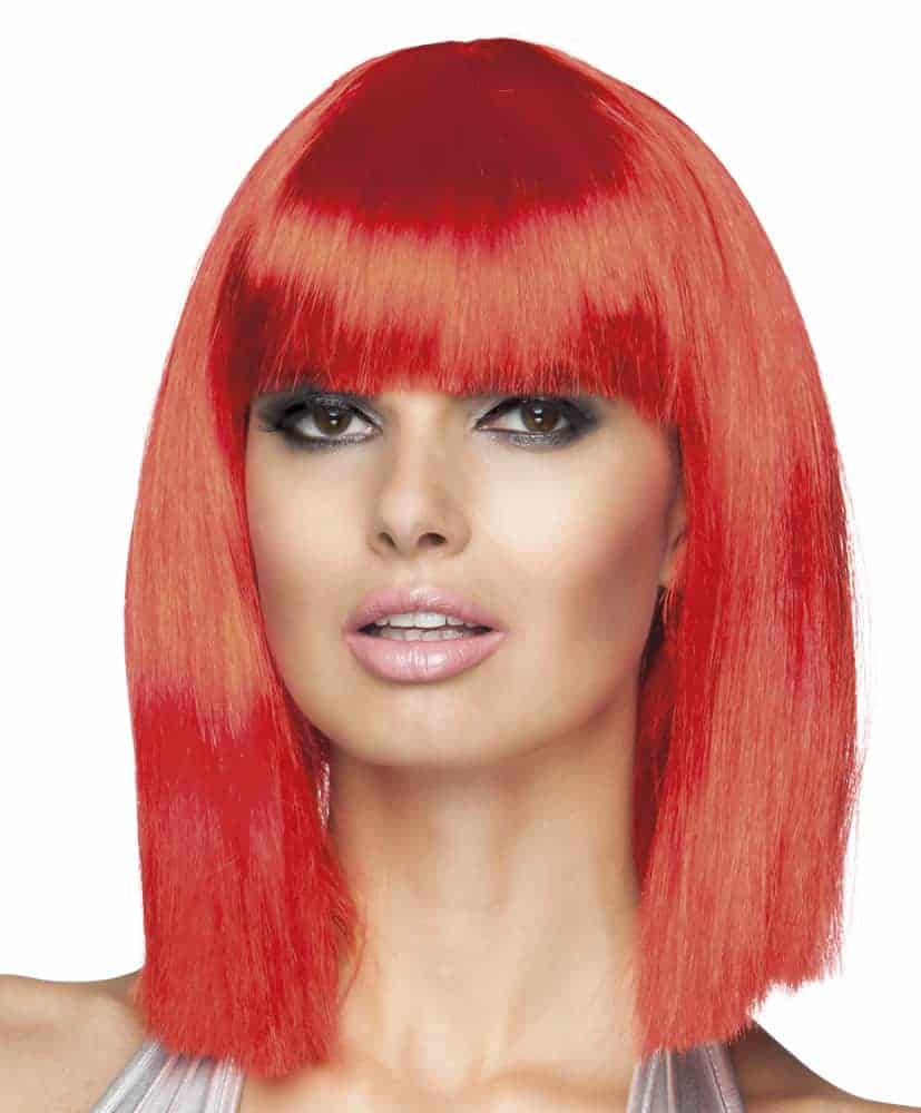 Perruque rouge femme