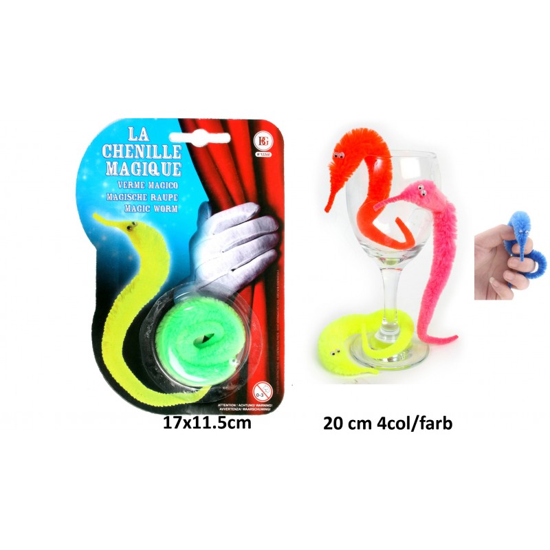 CHENILLE MAGIQUE (Dimension 20 cm - 4 coloris) vidéo