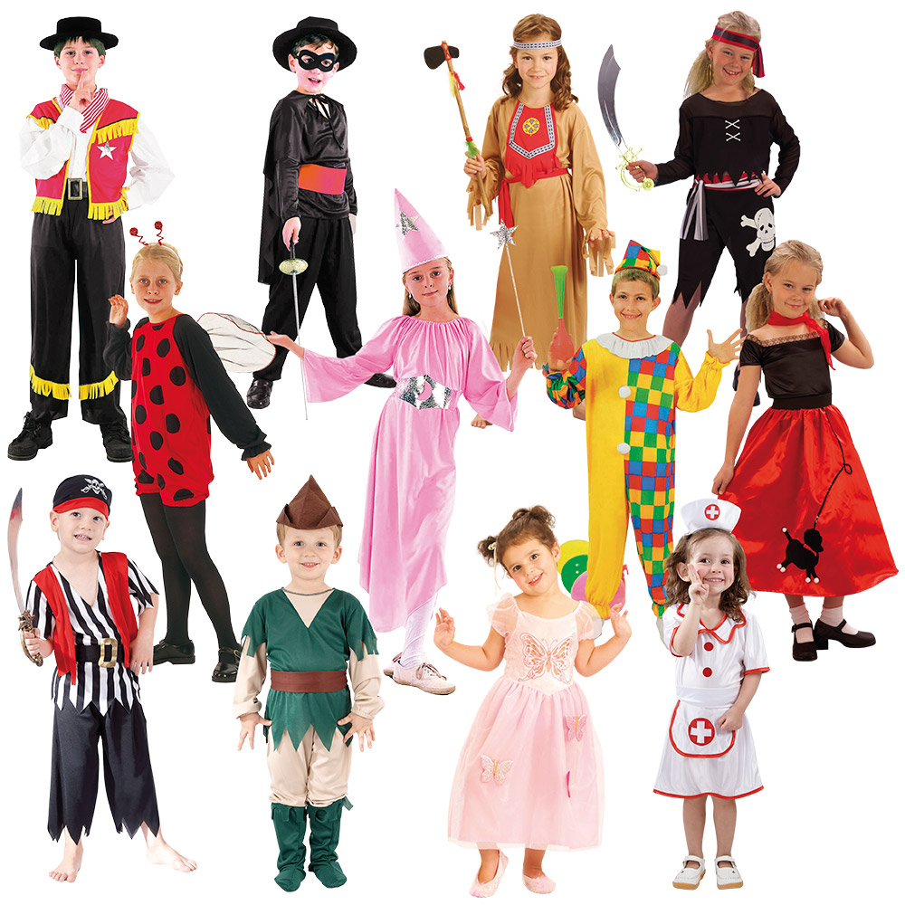 ASSORTIMENT - ENFANTS (Pack mixte de 3 à 9 ans) Déguisements pour enfants