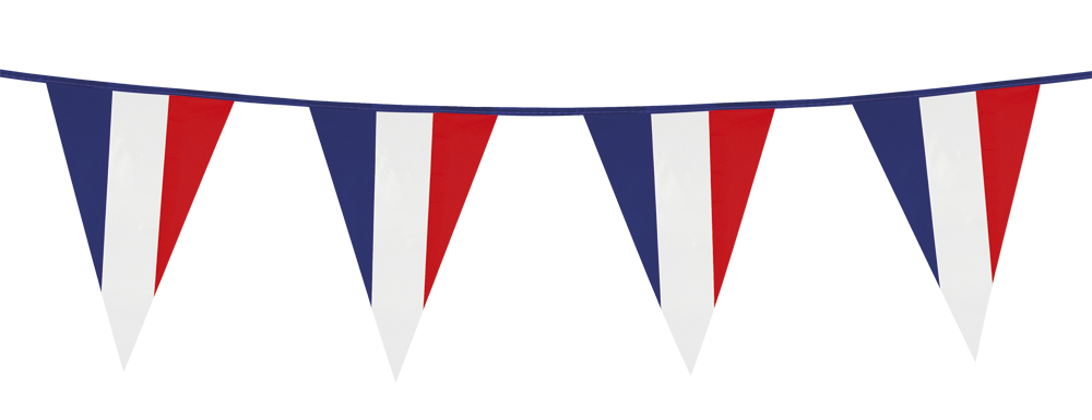 GUIRLANDE TRICOLORE (Fanions France BBR)