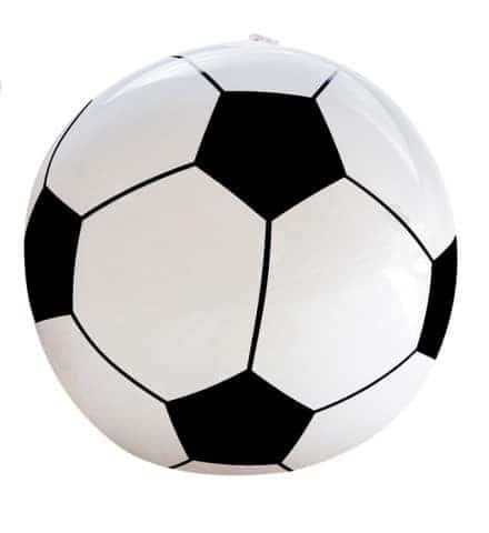 Ballon football gonflable