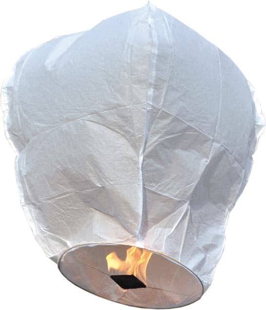 Lanterne volante blanche