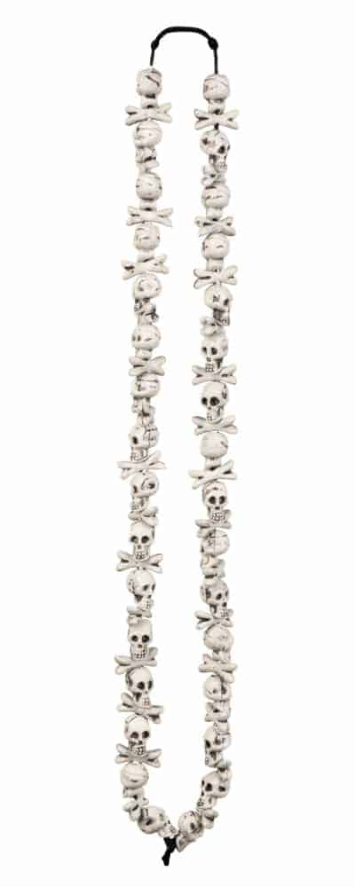 COLLIER PIRATE OS DE SQUELETTE (Collier pirate - Tête de mort)