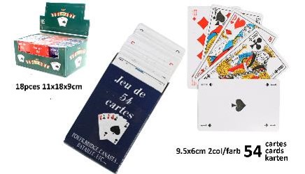JEU DE 54 CARTES