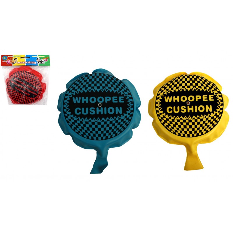 COUSSIN PÉTEUR DRÔLE (Taille 15 cm - 3 modèles) Farce et attrape
