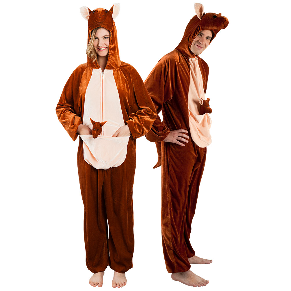 DÉGUISEMENT KANGOUROU (Kigurumi pyjama peluche) Taille adulte - 180 cm