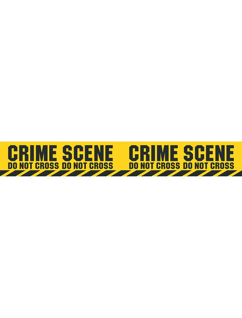 BANDE PROTECTION SCENE DE CRIME (Longueur 6 mètres)
