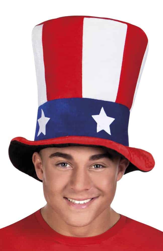 CHAPEAU AMÉRICAIN USA (Chapeau Haut de forme)