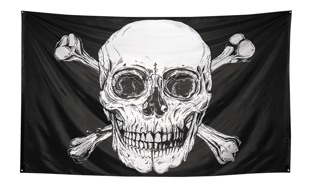 DRAPEAU PIRATE XXL (Dimension 200 x 300 cm)